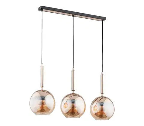 Svietidlá  Luster na lanku VOLDA 3xE27/15W/230V mosadz 63065