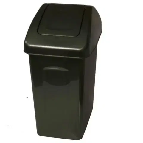 Odpadkové koše Kinekus Kôš na odpad preklápací, objem 10L, plastový, SWING, antracit