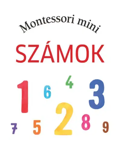 Leporelá, krabičky, puzzle knihy Montessori mini - Számok