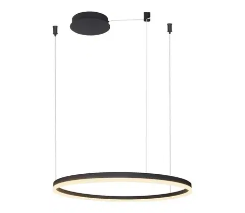 Svietidlá Azzardo  -LED Stmievateľný luster na lanku HALO LED/54W/230V pr. 80 cm čierna 