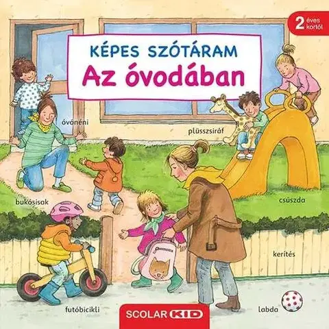 Leporelá, krabičky, puzzle knihy Képes szótáram - Az óvodában - Susanne Gernhäuser