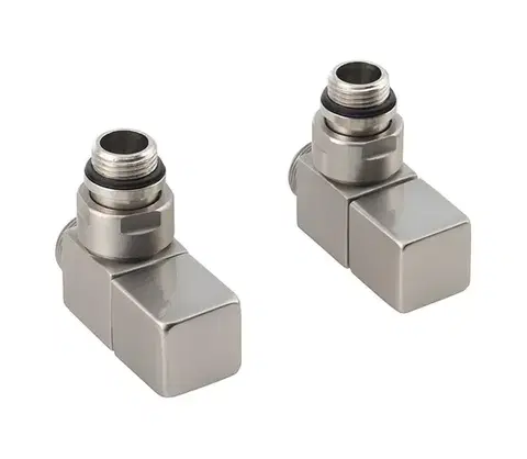 Svietidlá Sapho CUBE – pripojovacia sada rohových lov, 2 ks, brúsená nerezová oceľ CP4510S