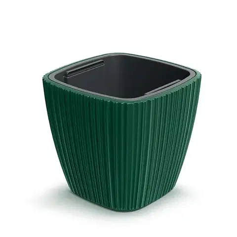 Kvetináče a truhlíky DBOS400-2411U plastový kvetináč 39 cm borovicovo zelená