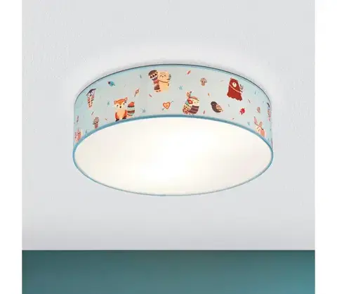Svietidlá Eglo 97575 - Detské stropné svietidlo RUFFO 2xE27/40W/230V 97575