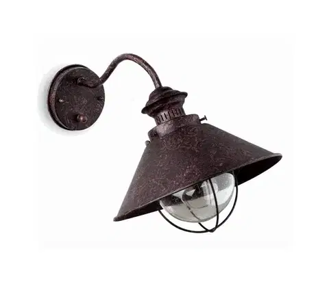 Záhradné lampy FARO Barcelona FARO 71110 - Vonkajšie nástenné svietidlo NAUTICA 1xE27/11W/230V 71110