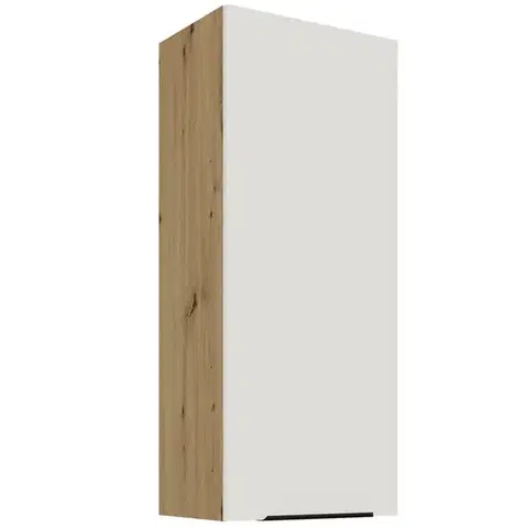 Kuchynské skrinky visiace Kuchynská skrinka Aria-Wh/Ar Anti Fingerprint 45g-108 1f