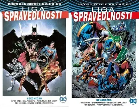 Komiksy Liga spravedlnosti 4: Nekonečno (CZ + US obálka) - Bryan Hitch