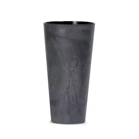 Kvetináče a truhlíky NABBI DTUS250E plastový kvetináč 25 cm antracit