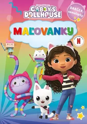 Nalepovačky, vystrihovačky, skladačky Gabikin kúzelný domček - Maľovanky so samolepkami - neuvedený,Miroslav Filipec