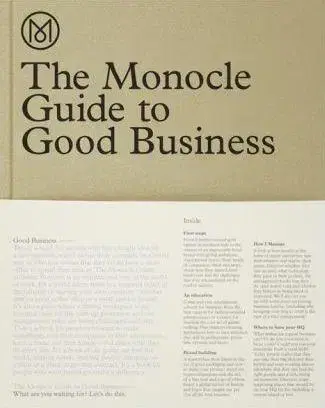 Cudzojazyčná literatúra The Monocle Guide to Better Business