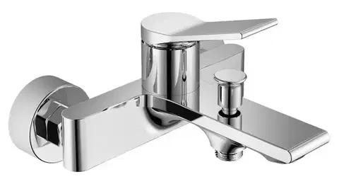 Kúpeľňové batérie AQUALINE - BOLERO nástenná vaňová batéria, rozteč 150, chróm BC010