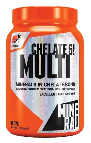 Komplexné vitamíny Multi Chelate 6 - Extrifit 90 kaps.