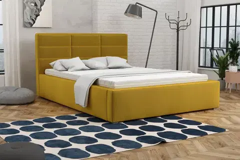 Manželské postele ZORRO čalúnená manželská posteľ Bluvel 68 160 x 200