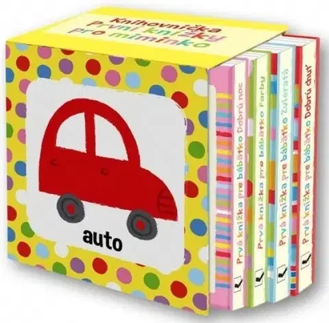 Leporelá, krabičky, puzzle knihy Knižnička: Prvé knižky pre bábätko - Stella Baggott