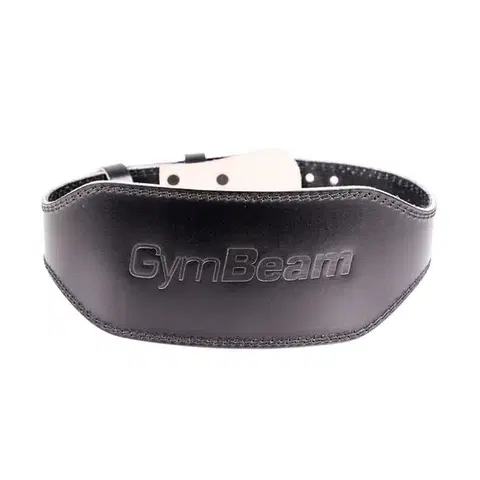 Opasky na cvičenie GymBeam Fitness opasok celokožený black  M