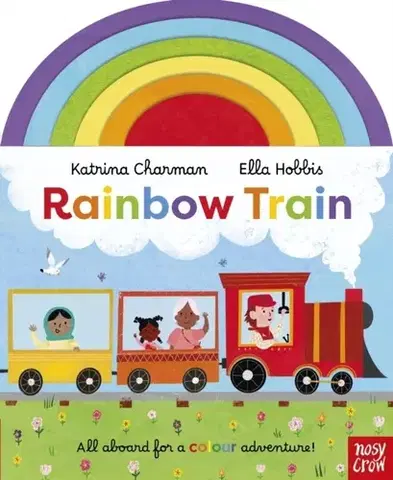 Leporelá, krabičky, puzzle knihy Rainbow Train - Katrina Charmanová