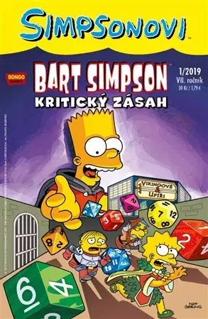 Komiksy Bart Simpson 1/2019: Kritický zásah - Kolektív autorov