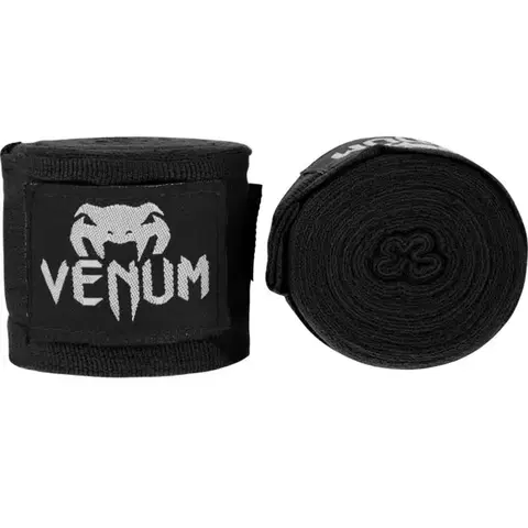 Bojové športy Venum Boxerské bandáže 4m Black