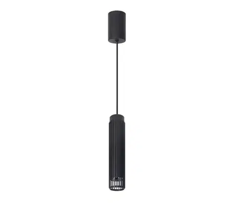 Svietidlá  Luster na lanku VERTICAL 1xGU10/8W/230V čierna ML0298