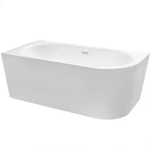 Voľne stojace vane Voľne stojaca vaňa prístenná Avita A-Line 160L + sifón klik-klak chróm