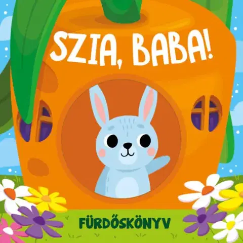 Knižky do vane Szia, Baba! - fürdőkönyv - kukucskáló ablakokkal