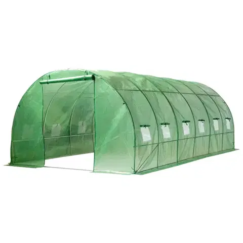 Fóliovníky NABBI Greenhouse záhradný fóliovník 600x300x200 cm zelená