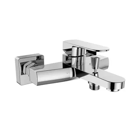 Kúpeľňové batérie Mereo Vaňová nástenná batéria, Mada, 150 mm, bez príslušenstva, chróm CBQ90103M