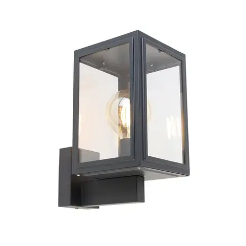 Vonkajšie nástenné svietidlá Inteligentná nástenná lampa sivá vrátane inteligentnej G95 - Sutton Up