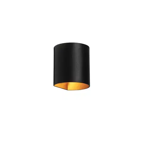 Nástenné osvetlenie Inteligentná nástenná lampa čierna s mosadzou vrátane WiFi G9 - Sabbio