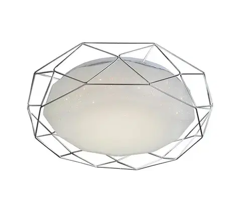 Svietidlá  LED Stropné svietidlo SVEN LED/24W/230V chróm 98-66237