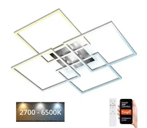 Svietidlá Brilo - LED Stmievateľný prisadený luster FRAME LED/50W/230VWi-Fi Tuya + DO 3515-019