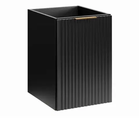 Skrinky do kúpeľne ArtCom Skrinka s košom ADEL BLACK 81-40-1DK | 40 cm
