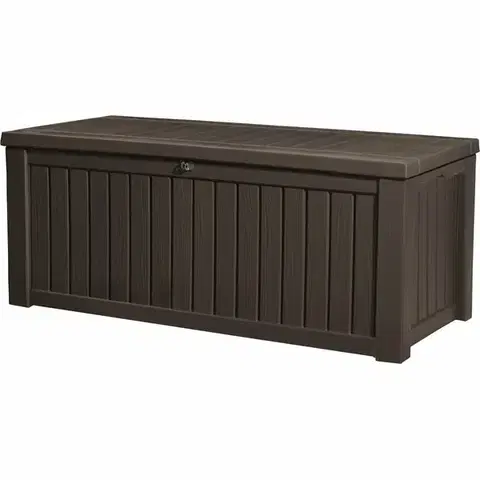 Úložné boxy Keter záhradný úložný box Rockwood 570 l, hnedá
