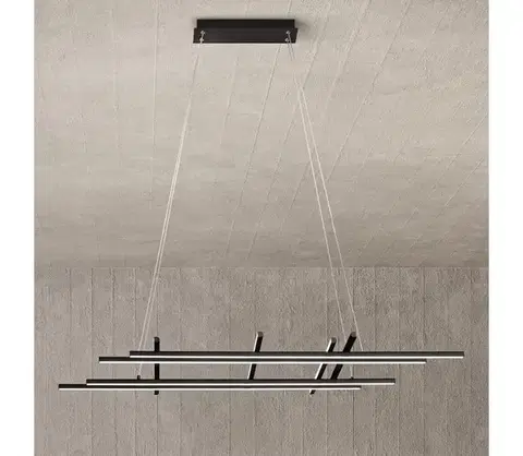 Svietidlá Ondaluce - LED stmievateľný luster na lanku MOVIDA LED/114W/230V čierna SO.MOVIDA/NERO