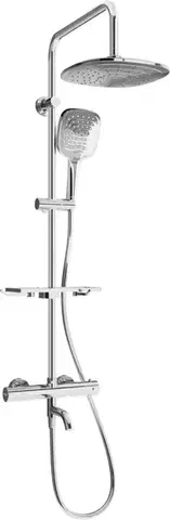 Sprchy a sprchové panely MEXEN/S - KT17 vaňový stĺp s termostatickou batériou, chróm 779001793-00