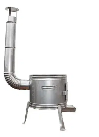 Outdoorové kotlíky Kinekus Nerezová kotlina, priemer 39cm, strieborná