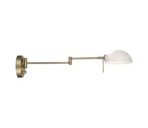 Svietidlá Halo Design 740222 - Nástenné svietidlo KJOBENHAVN 1xG9/28W/230V mosadz 740222