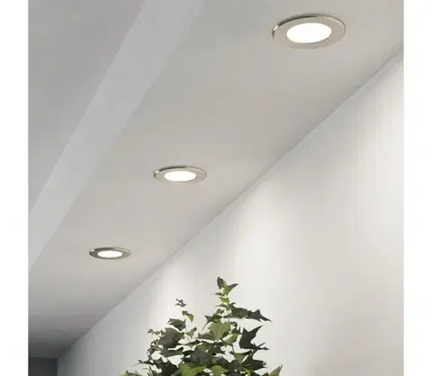 Svietidlá Eglo 901403-SADA 3xLED podhľadových svietidiel FUEVA LED/3,7W/230V priemer 8,8 cm chróm 901403