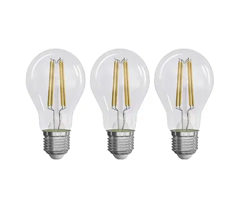 LED osvetlenie  SADA 3x LED Žiarovka FILAMENT A60 E27/3,8W/230V 2700K Energetická trieda A ZF5147.3