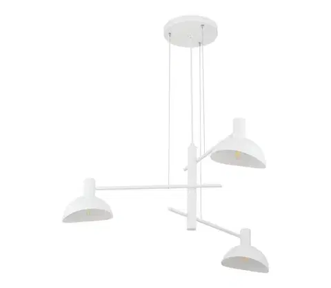 Svietidlá  Luster na lanku ARTIS 3xE14/40W/230V biela 40528