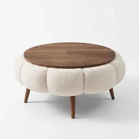 Konferenčné stolíky Konferenčný stolík PAPATYA 60 WALNUT