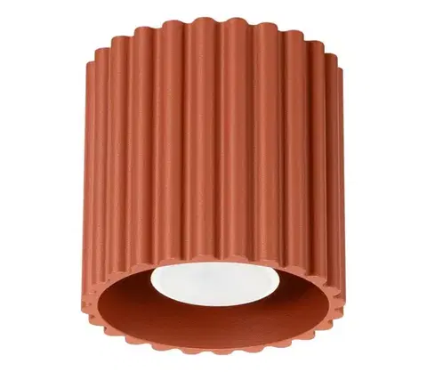 Svietidlá   SL.1799 - Bodové svietidlo AURA 1xGU10/10W/230V 10 cm oranžové SL.1799