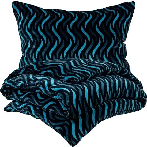 Obliečky 4Home Obliečky Wave mikroflanel, 160 x 200 cm, 70 x 80 cm