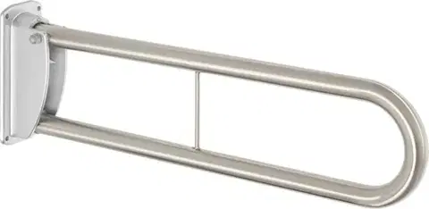 Držadlá k vani DEANTE - Vital stainless nerez - Nástenné madlá, skladacia - 76 cm NIV_041D