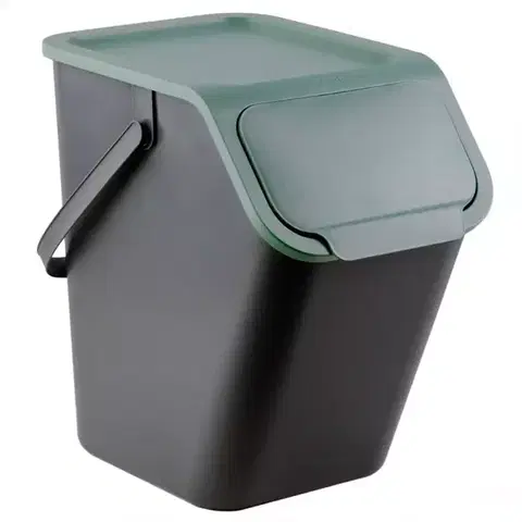Koše na triedenie odpadkov Zelená odpadkový kôš, 25l