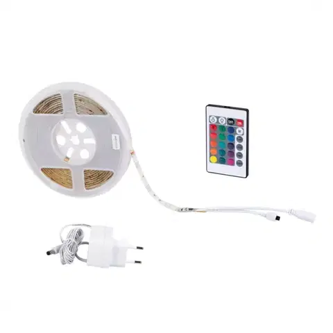 Dekoračné osvetlenie Páska LED RGB SET 5M