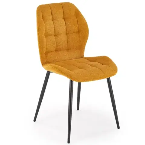 Kuchynské stoličky Stolička K548 horčicová