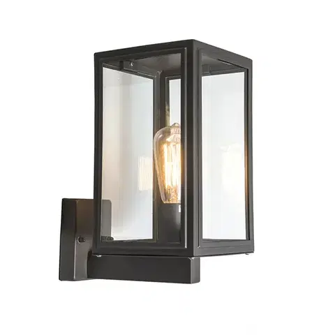 Vonkajšie nástenné svietidlá Priemyselná nástenná lampa sivá IP44 - Sutton Up