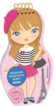 Nalepovačky, vystrihovačky, skladačky Obliekame francúzske bábiky EMMA – Maľovanky