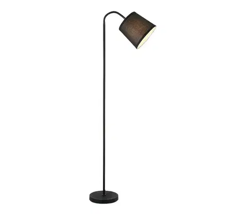 Lampy Rabalux 6640 - Stojacia lampa GODRIC 1xE27/25W/230V čierna 6640